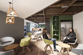 办公室负离子木地板设计装潢图片