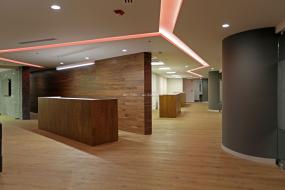 最新办公室榆木地板装修设计图片