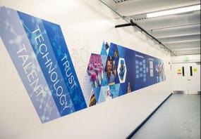 最新公司文化背景墙设计