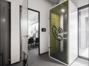 办公室玻璃门装饰装修效果图