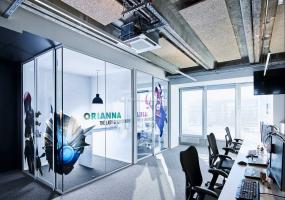 办公室玻璃门装饰效果图