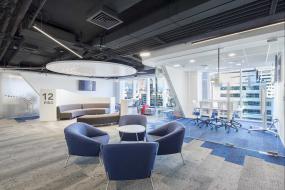 办公隔断设计效果图