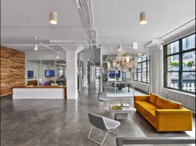 前台logo墙设计装饰效果图