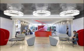 高端公司文化墙装修图片