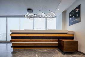 企业前台装饰效果图片