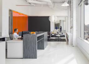 企业前台装修图片