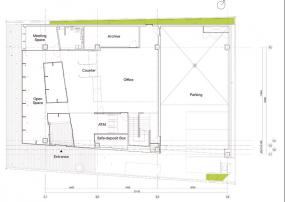 高档展厅平面图