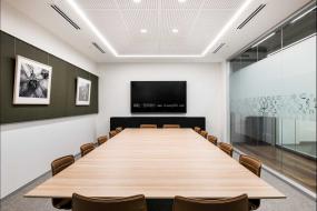 最新会议室文化墙装修设计效果图