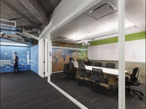 最新会议室文化墙装饰实景图