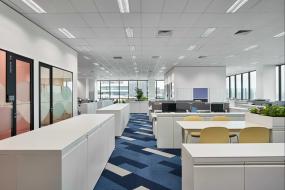 最新办公室风水植物装饰实景图