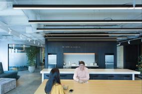 2018年办公室风水植物装修效果图