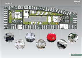 最新办公平面图设计装饰效果图片