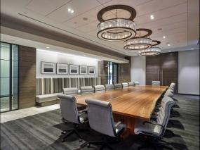 实木会议桌设计装饰效果图