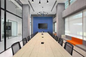 实木会议桌装修图片