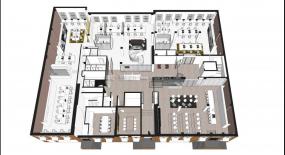办公平面图装饰图片