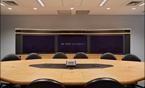 实木会议桌装潢设计效果图片