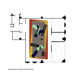 最新办公室平面布局效果图