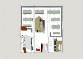 办公室装修平面装修实景图片