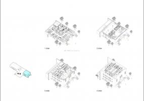 高档办公室装修平面装修效果图