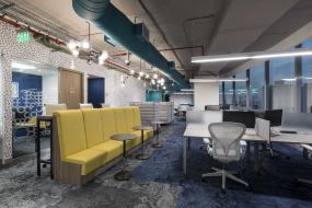 办公高隔断装修设计效果图片库