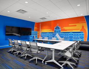 最新大会议室座椅装饰实景图