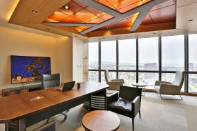 大公司董事长办公室装潢效果图片