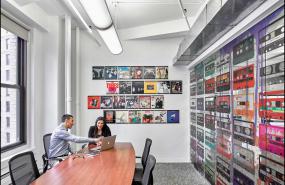 办公室成品隔断装饰装修效果图