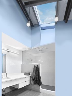 卫生间隔断装潢设计效果图片