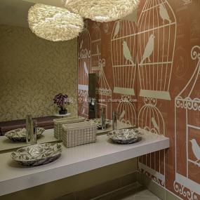 2018年卫生间隔断装修效果图