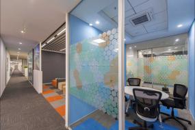 磨砂玻璃隔断装饰效果图片