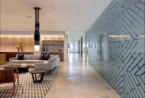 磨砂玻璃门装潢图片