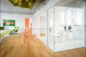 高档磨砂玻璃隔断装修效果图