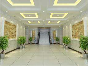 办公楼大厅效果图片