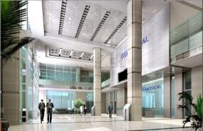 高端办公楼大厅装修图片