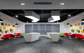 办公楼大厅装饰装修效果图