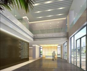 最新办公楼大厅装饰效果图