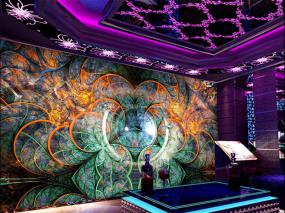 工装墙面涂鸦装修实景图图片