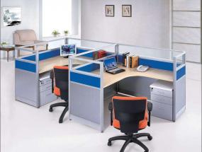 屏风办公桌装修高清图片