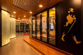 最新磨砂玻璃隔断图案装饰效果图