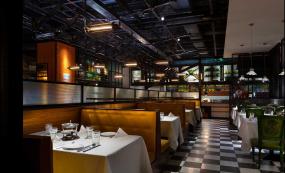 高档餐厅吊顶装修图片