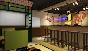 港式茶餐厅装饰效果图片