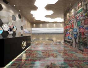 最新港式茶餐厅装饰效果图片