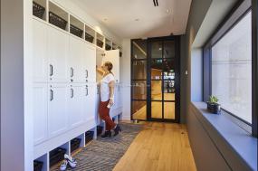 高档办公室石膏板隔断墙装修效果图