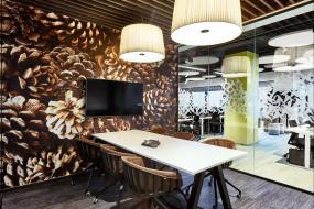 外贸公司办公室装修实景图片