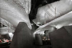 中式主题餐厅装修实景图片