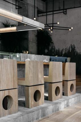 最新日式主题餐厅装饰实景图