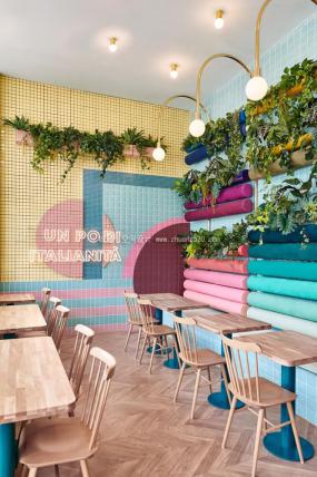 法国主题餐厅装修实景图图片