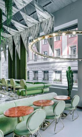 主题咖啡厅装潢效果图