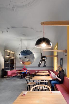 最新粤港茶餐厅装饰实景图