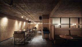 厂房式酒吧设计效果图